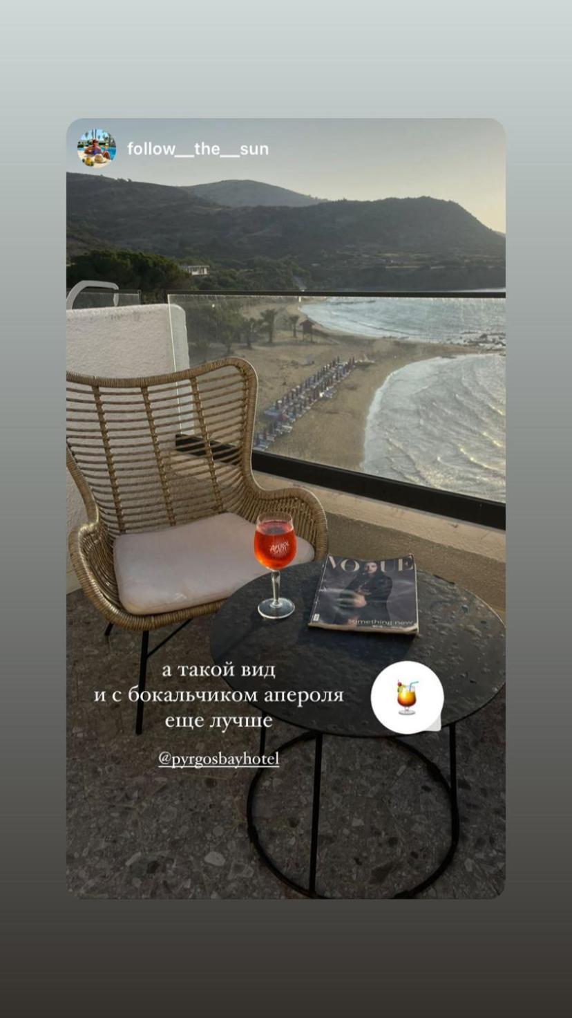 E.J. Pyrgos Bay Hotel Екстериор снимка